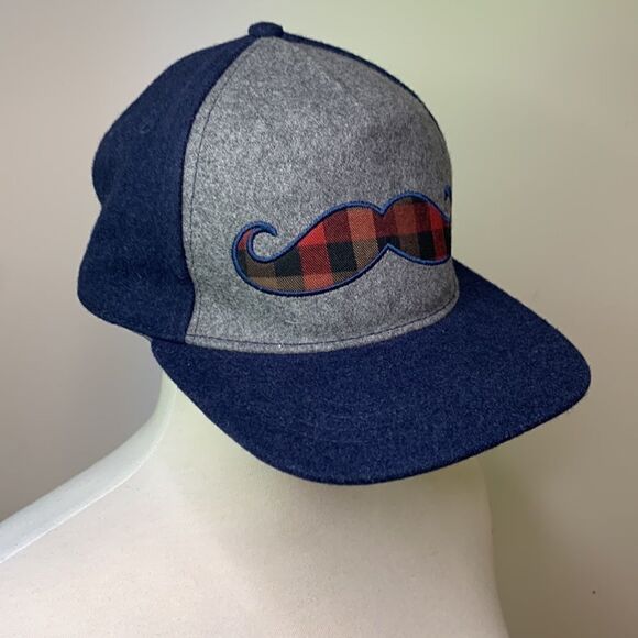 “On hold”. COPY - EUC Wool Blend Mustash Baseball Hat Cap - Picture 5 of 10